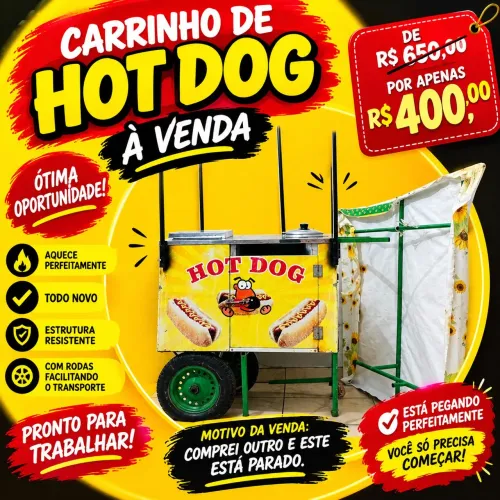 Carrinho de cachorro quente