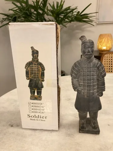 Estátua de Guerreiro Chinês