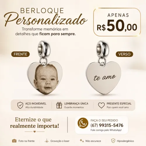 Berloque personalizado