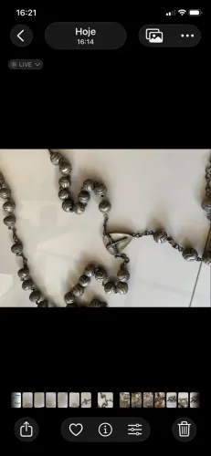 Rosário para decoração 