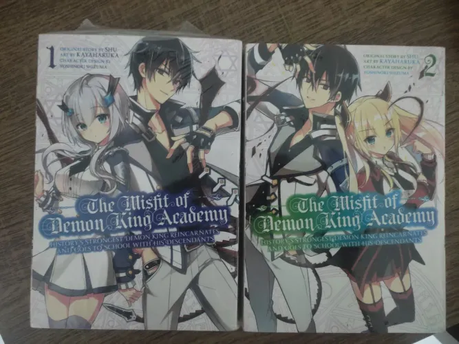 Manga The Misfit of Demon King Academy Vol.01 e 02