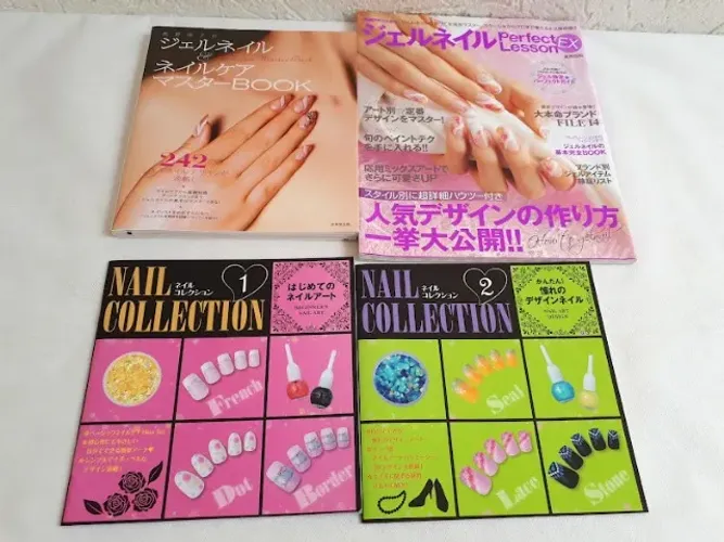 Kit De 4 Revistas De Unhas Decoradas Japonesa E Apllques