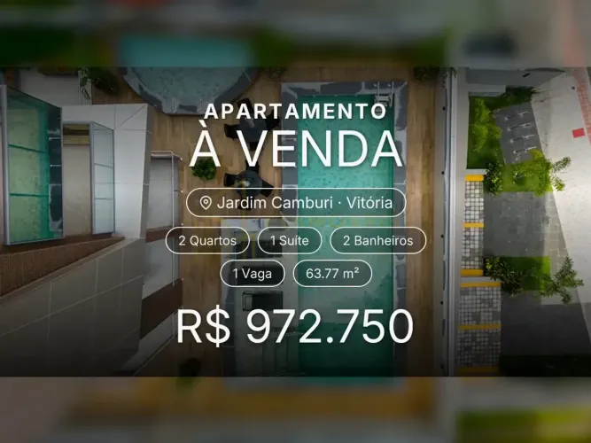Linda unidade no Jardim Camburi: Acabamentos de alto padrão e estrutura de lazer!