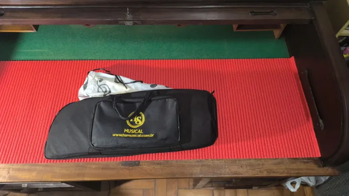 Trompete Sib Weril Et 1172 dourado laqueado original com bag e bocal prateado