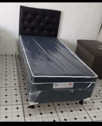 Cama Box solteiro Mola ou estofada