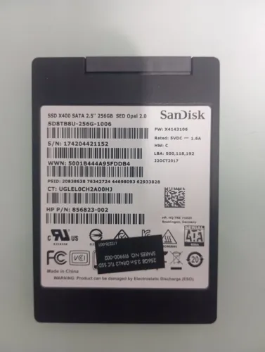 SSD 256gb Sandisk