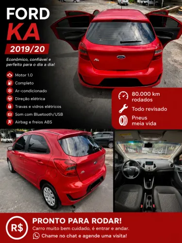 Ford KA 1.0 Se/se Plus Tivct Flex 5P 2019