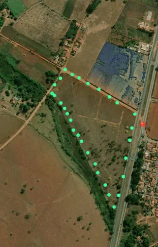 TERRENO INDUSTRIAL À VENDA NA GO-080 (KM 20) - 117.000 m², GRANDE FACHADA E ALTA VISIBILID