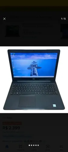 Notebook Dell Inspiron 3583 - i5 8265U / 16GB / SSD 480GB + NVMe 256GB / Radeon 520