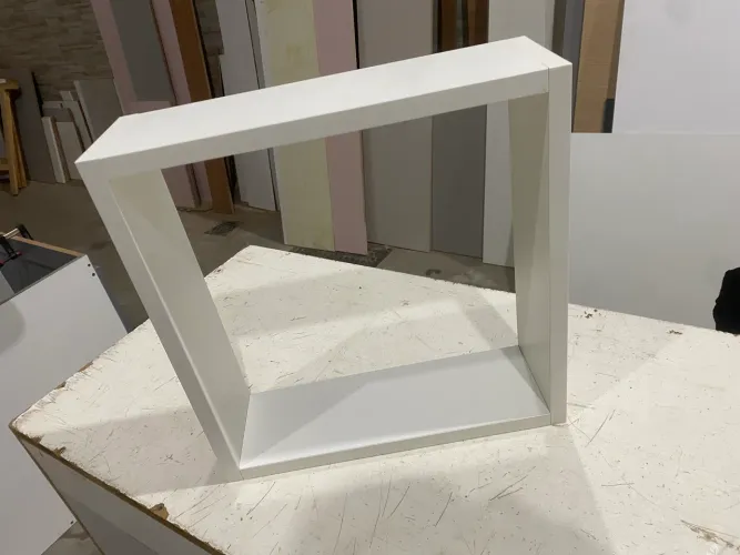 Nicho em MDF Branco 30x30