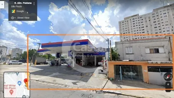 terreno frente a posto de gasolina e 2 casas