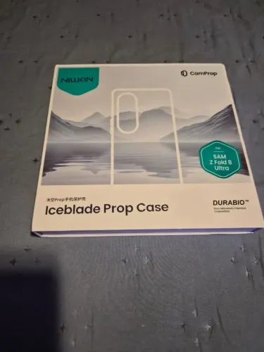 Case nillkin iceblade prop cor cinza + Película vidro Nillkin Z fold 8 ultra