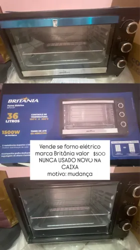 Vende forno elétrico Britânia novo na caixa