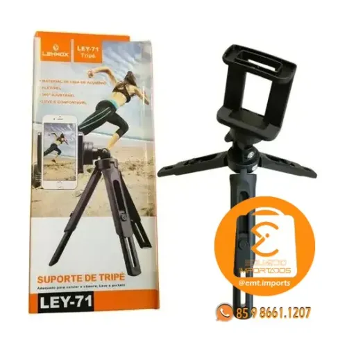Suporte Tripe para Celular 28cm Lehmox Ley-71