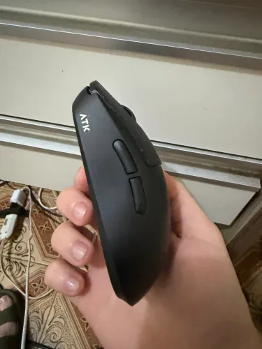 Mouse Gamer ATK A9 Plus 1 mês de uso, com caixa e festa