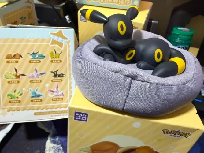 Caixa Surpresa Pokémon Eevee Evoluções Sleeping - Pronta Entrega Brasil