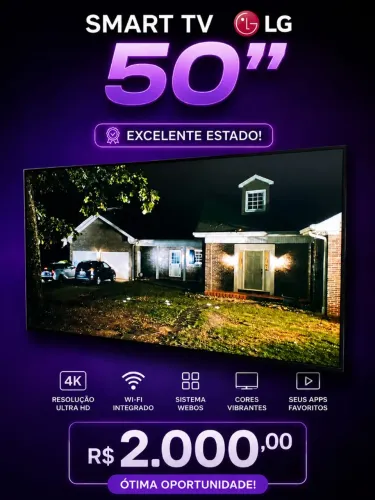 Smart tv 50 polegadas