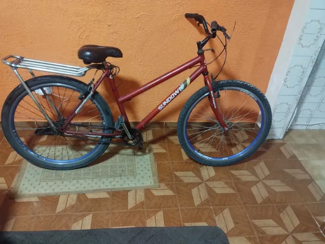 bicicleta aro 26 sem marchas,garupa,rodas aero, tudo ok.