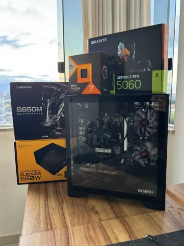 Pc gamer Ryzen 7 7800x3d | Rtx 5060 | 16Gb 5200mhz | Ssd Nvme 512Gb