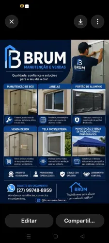 Manutenções Vidraçaria