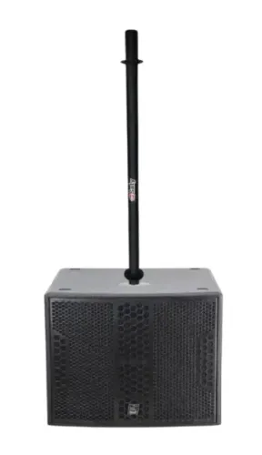Subwoofer Staner 15 Bk-715sb Black Series 800w + Prolongador 60CM Para Sub