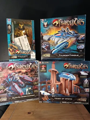 Coleção Bonecos Thundercats Thunder Lynx 4" Bandai Novos