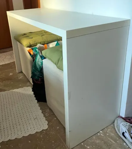 mesa bancada branca