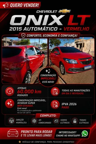 Chevrolet Onix Hatch LT 1.4 8V Flex Power Aut. 4P 2015