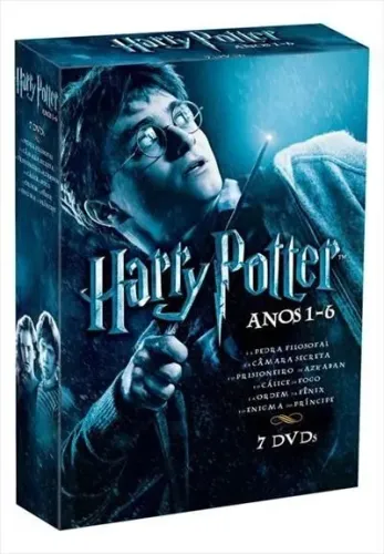COLEÇÃO COMPLETA HARRY POTTER EM DVD 2 BOX SETS 11 DISCOS 8 FILMES