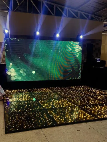 Locação De Pista De Led Paris + Painel De Led Para Eventos