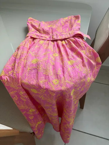 Vestido longo bordado