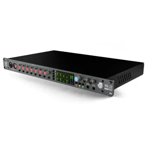 SSL 18 Interface de áudio profissional 8x10 USB gravação em 32 bits