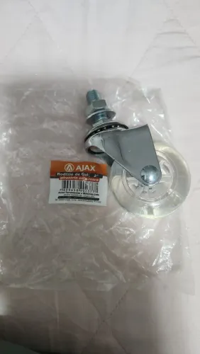 Rodizio de gel giratório com rosca 2" (5,5)