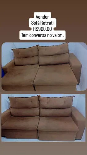 Vende sofá Retrátil Tem conversa no valor