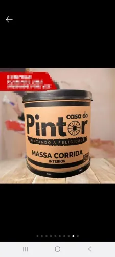 Vendo kit para pintura:tinta acrílica branca 18lts,2xrolos ,massa corrida 21kg e espátula
