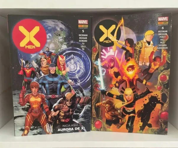 Lote Quadrinhos Marvel X-Men - Volumes 5 e 6