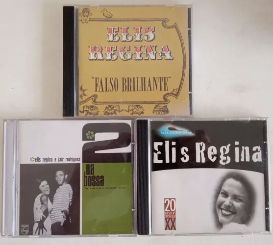 Elis Regina 3 Cds Millenium e Falso Brilhante 