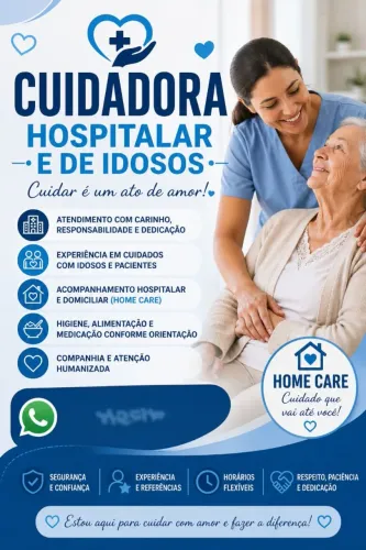 cuidadora e babá diarista