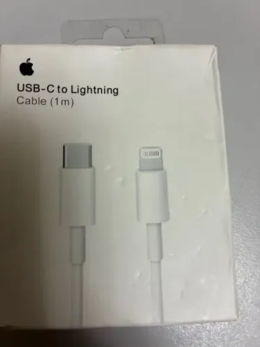 cabo tipo C e ios 1 mts original novo iphone
