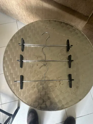 Cabide inox com pregadores