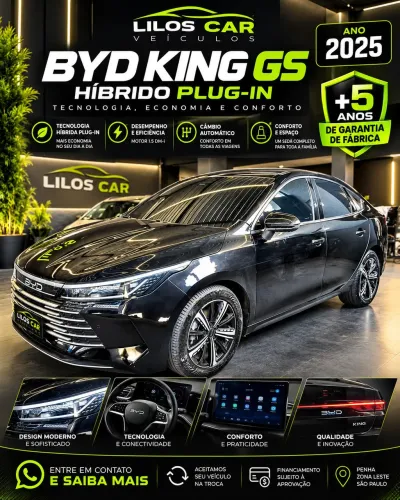 BYD King GS 1.5 16V Híbrido Aut. 2025