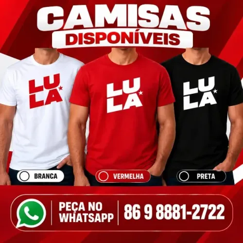 Camisa Lula 2026