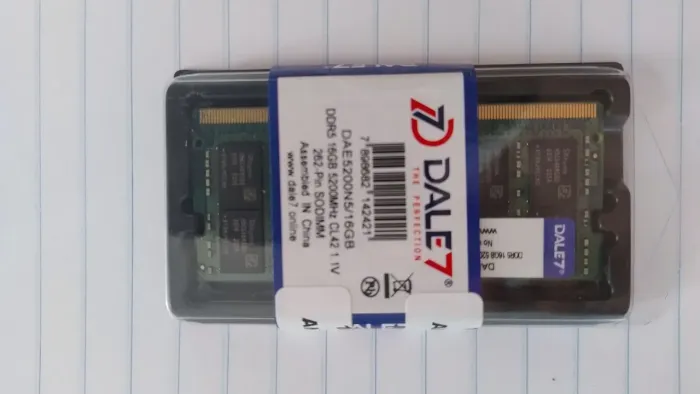 Memória RAM 16GB DDR5 5200MHz Dale7