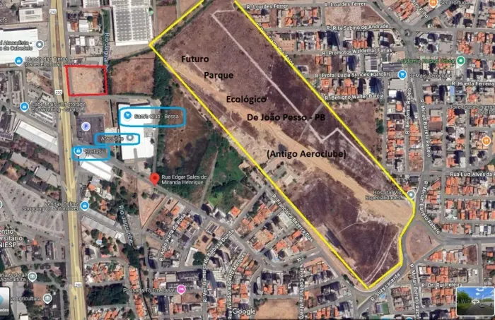 Área com 8.884,50 M² no bairro do Aeroclube o que mais valorizou o metro quadrado em João