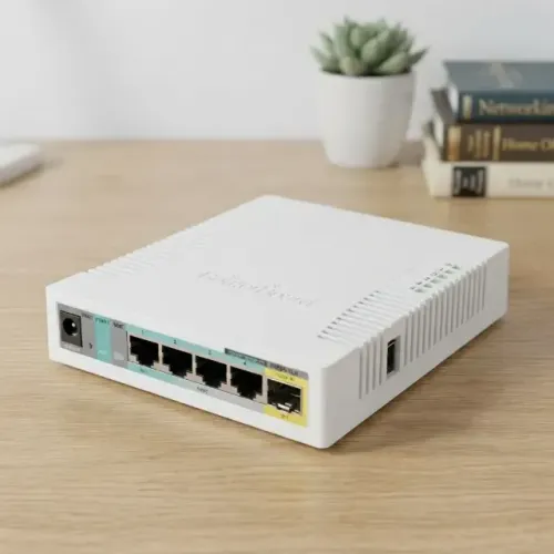 Roteador Mikrotik Routerboard RB951Ui-2HnD Wi-Fi PoE + Fonte