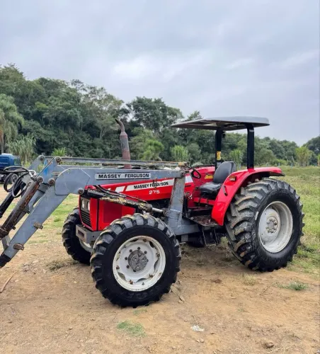 Trator Massey Fergunson 275 Advanced 2009 - Entrada 10%