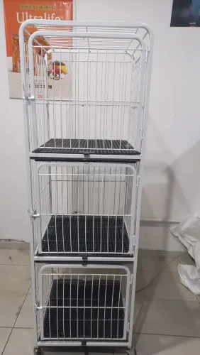 Gaiola pet 3 lugares