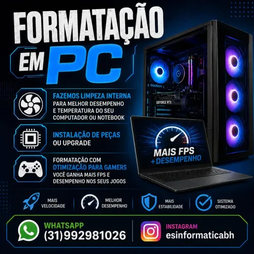 Formatação PC Windows 10 e 11 