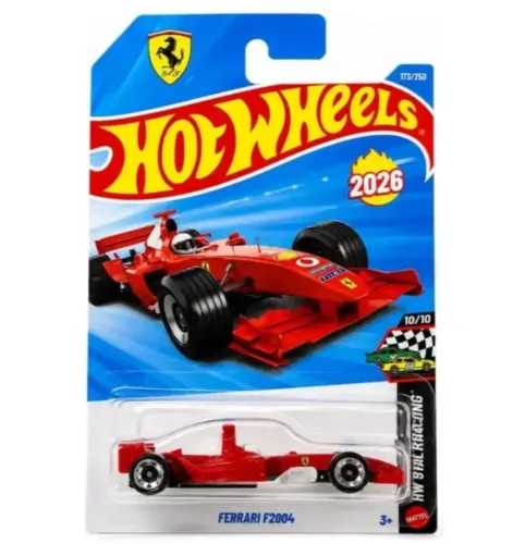 Hot Wheels F1 FerrariF2004 Nova!! 2026