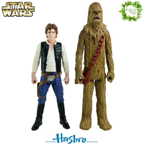 Star Wars - Han Solo e Chewbacca 10cm (cód 449)